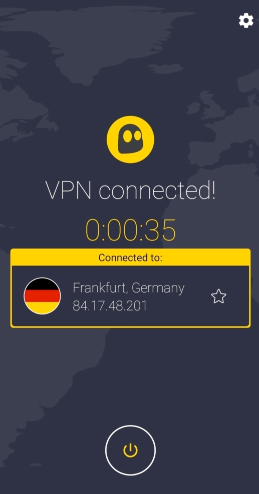 CyberGhost Android-app