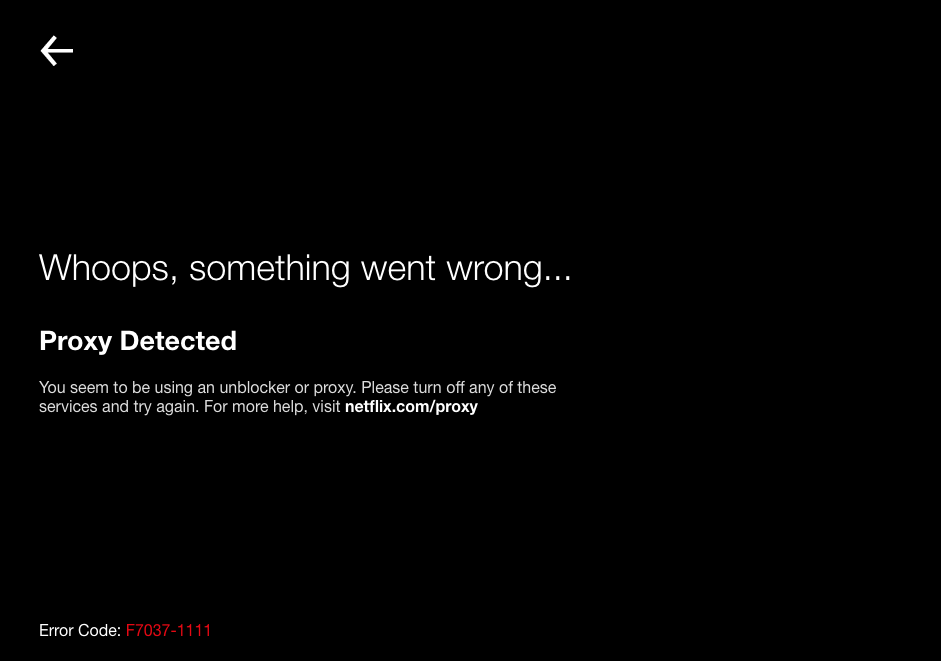 Hide Me-serverfejl for amerikansk netflix