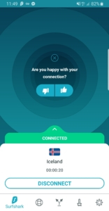 Surfshark Android-app