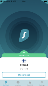 Surfshark iOS-app