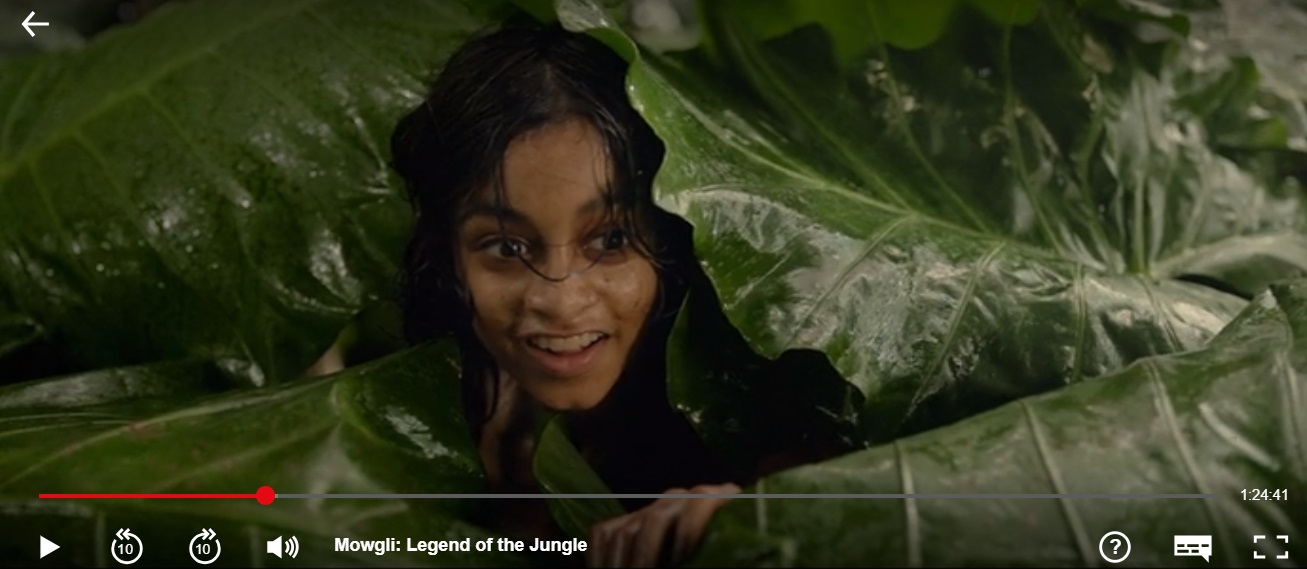 Netflix US Mowgli skærmbillede af film
