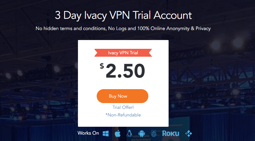 3 dages prøve på Ivacy - vpnpro
