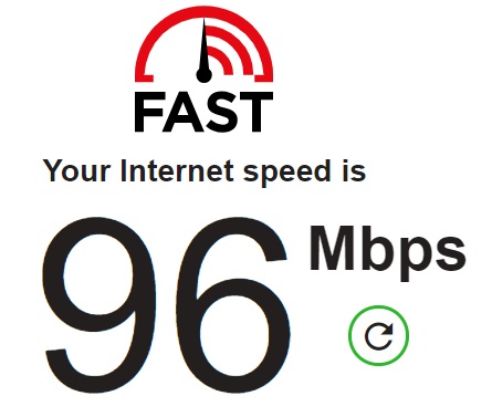Ivacy VPN Netflix USA hastighedstest
