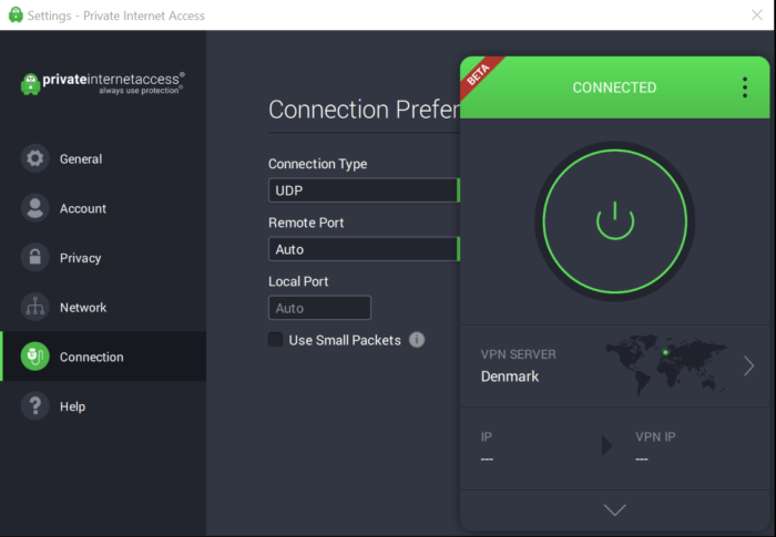 PIA-app desktop (beta)