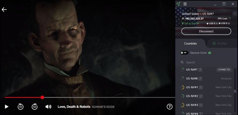Proton VPN fjerner Netflix-blokeringen