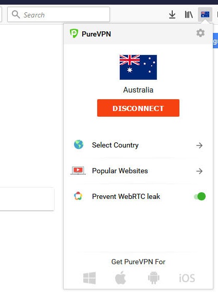 purevpn firefox browserudvidelse
